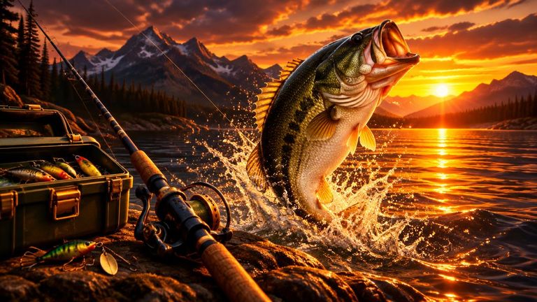 Big Bass Bonanza -kolikkopelin teemakuva
