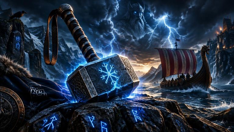 Thunderstruck II -kolikkopelin teemakuva